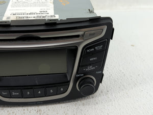 2015-2017 Hyundai Accent Radio AM FM Cd Player Receiver Replacement P/N:96170-1R111RDR Fits 2015 2016 2017 OEM Used Auto Parts