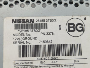 2013-2015 Nissan Altima Radio AM FM Cd Player Receiver Replacement P/N:28185 3TB0G 28185 3TA1B Fits 2013 2014 2015 OEM Used Auto Parts