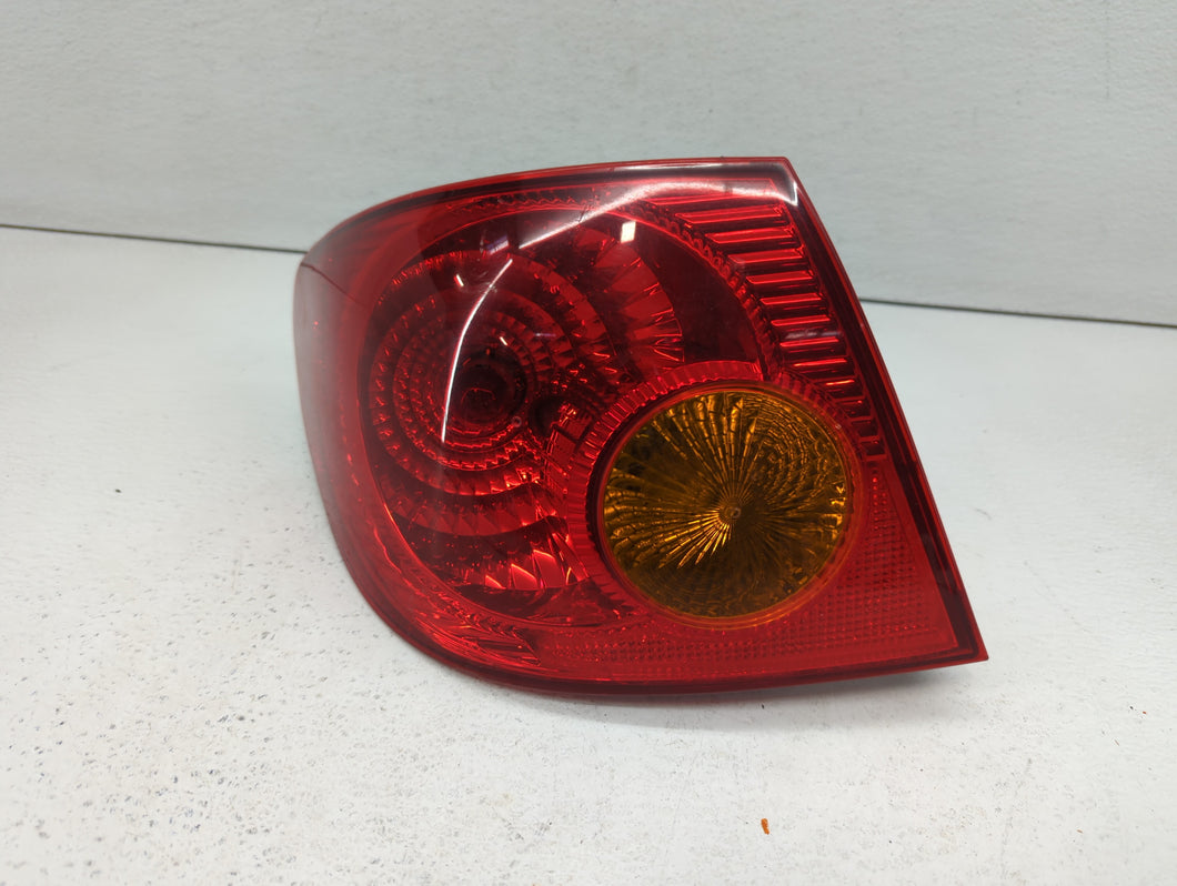 2003-2004 Toyota Corolla Tail Light Assembly Driver Left OEM Fits 2003 2004 OEM Used Auto Parts