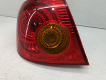 2003-2004 Toyota Corolla Tail Light Assembly Driver Left OEM Fits 2003 2004 OEM Used Auto Parts