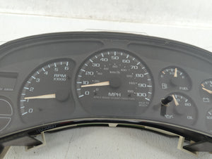 2000-2002 Chevrolet Suburban 1500 Instrument Cluster Speedometer Gauges P/N:15055362 15758075 Fits 2000 2001 2002 OEM Used Auto Parts
