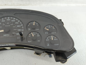 2000-2002 Chevrolet Suburban 1500 Instrument Cluster Speedometer Gauges P/N:15055362 15758075 Fits 2000 2001 2002 OEM Used Auto Parts