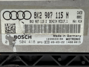 2009 Audi A4 PCM Engine Computer ECU ECM PCU OEM P/N:8K2 907 115 N 8K2 907 115 D Fits OEM Used Auto Parts