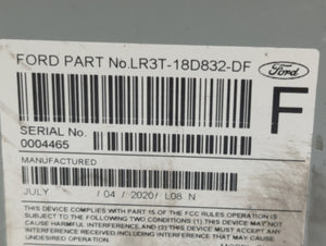 2018-2020 Ford Mustang Radio AM FM Cd Player Receiver Replacement P/N:LR3T-18D832-DF Fits 2018 2019 2020 OEM Used Auto Parts