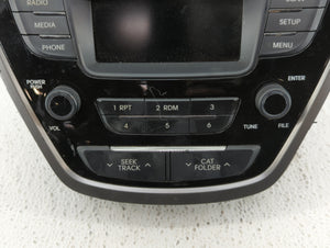 2011-2013 Hyundai Elantra Radio AM FM Cd Player Receiver Replacement P/N:96170-3X165RA5 Fits 2011 2012 2013 OEM Used Auto Parts