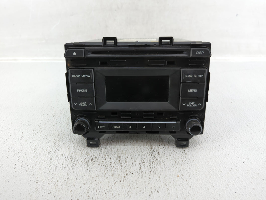 2015-2017 Hyundai Sonata Radio AM FM Cd Player Receiver Replacement P/N:96180-C20004X Fits 2015 2016 2017 OEM Used Auto Parts