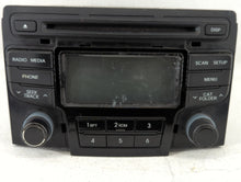 2013-2014 Hyundai Sonata Radio AM FM Cd Player Receiver Replacement P/N:96180-3Q700 Fits 2013 2014 OEM Used Auto Parts