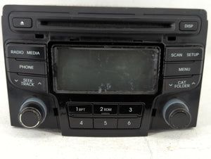 2013-2014 Hyundai Sonata Radio AM FM Cd Player Receiver Replacement P/N:96180-3Q700 Fits 2013 2014 OEM Used Auto Parts