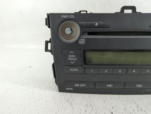 2009 Toyota Corolla Radio AM FM Cd Player Receiver Replacement P/N:86120-02750 Fits OEM Used Auto Parts