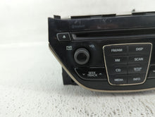 2013-2015 Hyundai Genesis Radio AM FM Cd Player Receiver Replacement P/N:96180-2M117YGH Fits 2013 2014 2015 OEM Used Auto Parts