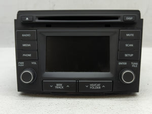 2014-2015 Hyundai Sonata Radio AM FM Cd Player Receiver Replacement P/N:96180-3Q8004X Fits 2014 2015 OEM Used Auto Parts