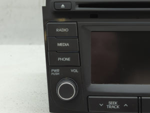 2014-2015 Hyundai Sonata Radio AM FM Cd Player Receiver Replacement P/N:96180-3Q8004X Fits 2014 2015 OEM Used Auto Parts