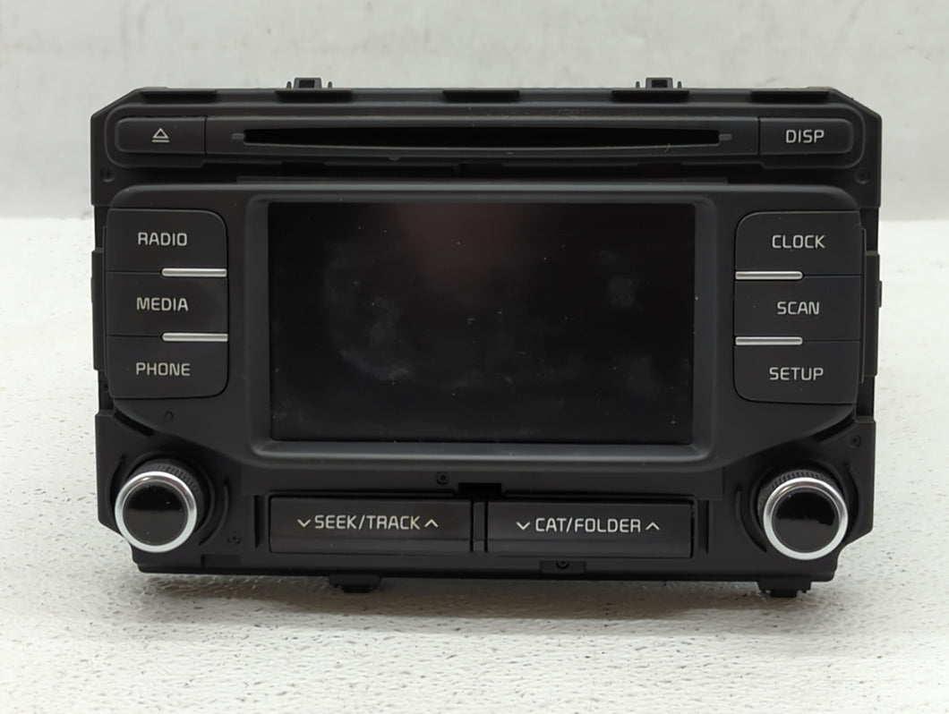 2017-2019 Kia Sportage Radio AM FM Cd Player Receiver Replacement P/N:96180-D9410WK Fits 2017 2018 2019 OEM Used Auto Parts