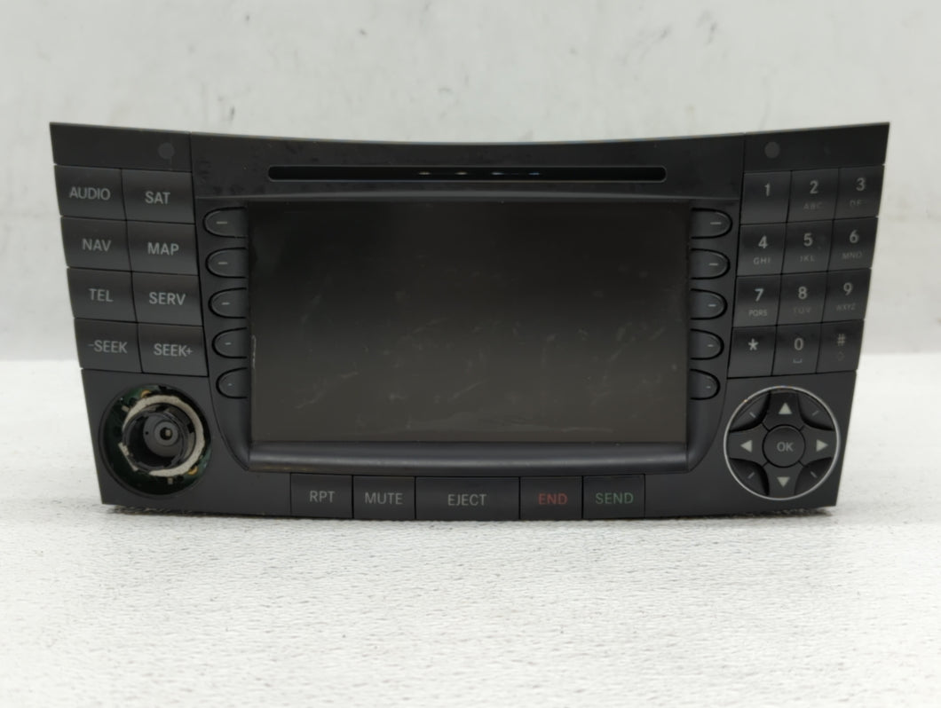 2008 Mercedes-Benz E300 Radio AM FM Cd Player Receiver Replacement P/N:A 211 820 43 97 Fits 2006 2007 OEM Used Auto Parts