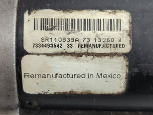 1997-2003 Buick Regal Car Starter Motor Solenoid OEM P/N:SR110839A Fits 1995 1996 1997 1998 1999 2000 2001 2002 2003 OEM Used Auto Parts