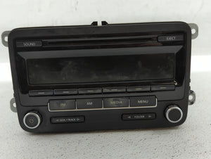 2011-2014 Volkswagen Jetta Radio AM FM Cd Player Receiver Replacement P/N:1K0 035 164 D 1K0 035 164 F Fits OEM Used Auto Parts