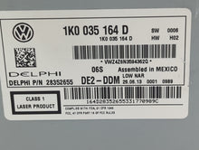 2011-2014 Volkswagen Jetta Radio AM FM Cd Player Receiver Replacement P/N:1K0 035 164 D 1K0 035 164 F Fits OEM Used Auto Parts