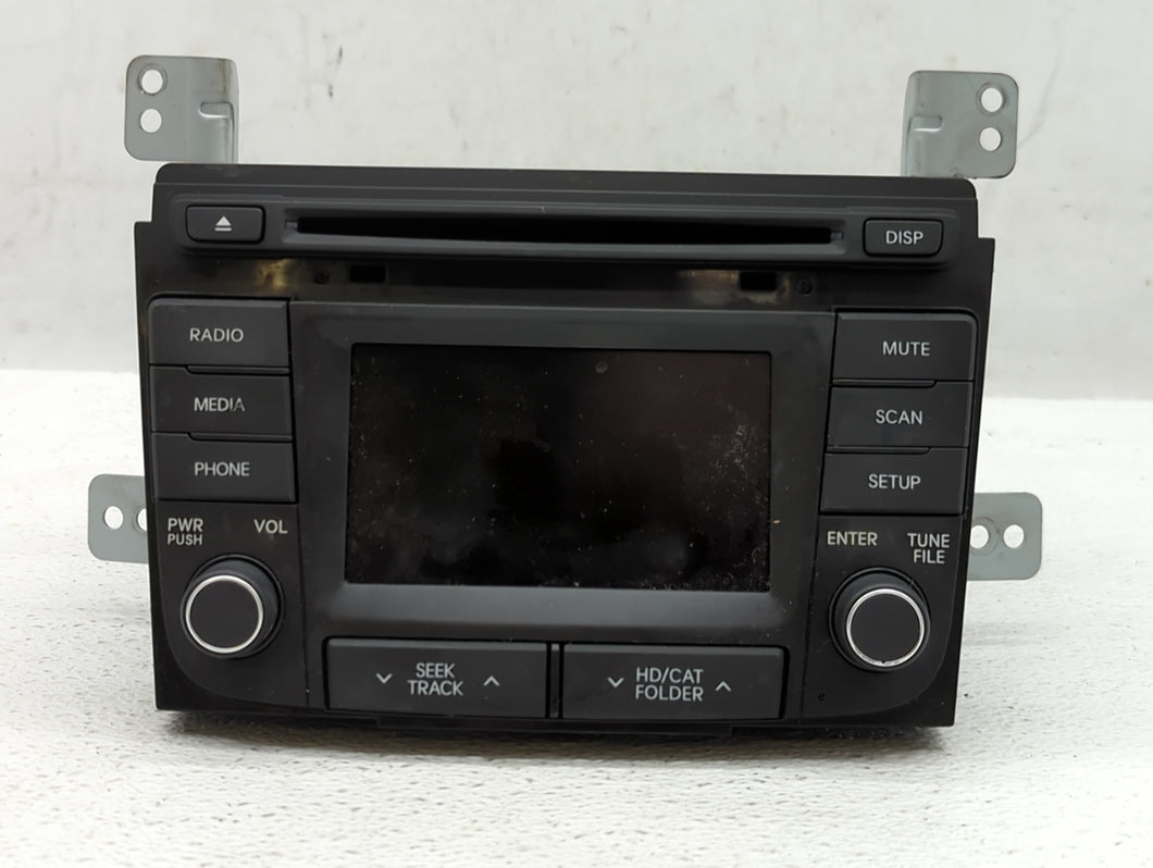 2012-2014 Hyundai Sonata Radio AM FM Cd Player Receiver Replacement P/N:96180-3Q8004X 96180-3Q700 Fits 2012 2013 2014 OEM Used Auto Parts