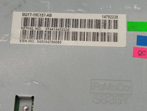 2011-2012 Ford Taurus Radio AM FM Cd Player Receiver Replacement P/N:BG1T-19C157-AB Fits 2011 2012 OEM Used Auto Parts