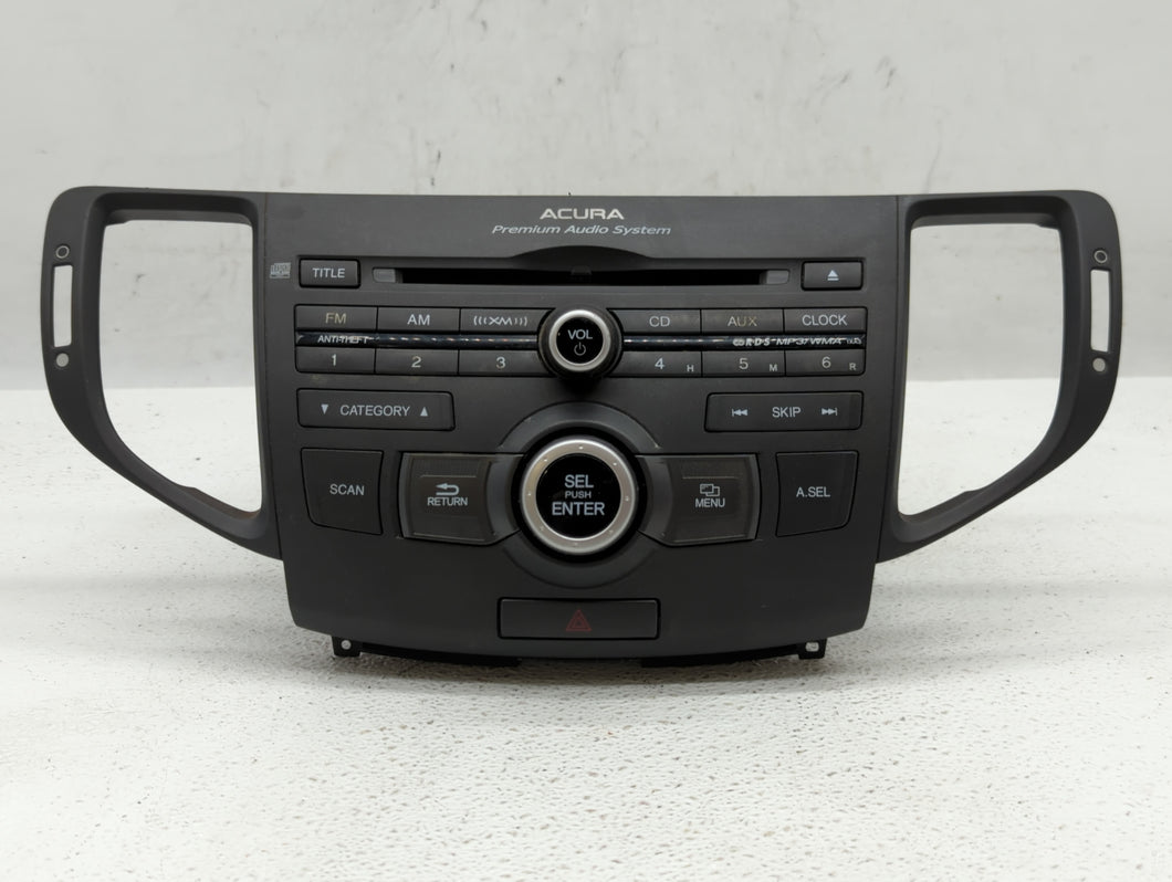 2009-2010 Acura Tsx Radio AM FM Cd Player Receiver Replacement P/N:39100-TL2-A000 Fits 2009 2010 OEM Used Auto Parts