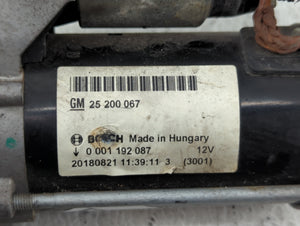 2014-2021 Buick Encore Car Starter Motor Solenoid OEM P/N:25 200 067 25 198 414 Fits 2014 2015 2016 2017 2018 2019 2020 2021 OEM Used Auto Parts