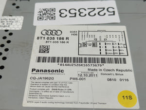 2008-2012 Audi S5 Radio AM FM Cd Player Receiver Replacement P/N:8T1 035 186 R 8T1 035 186 R Fits 2008 2009 2010 2011 2012 OEM Used Auto Parts