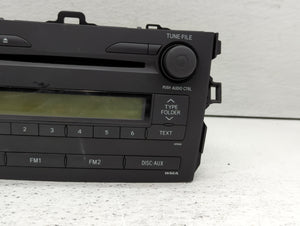 2009 Toyota Corolla Radio AM FM Cd Player Receiver Replacement P/N:86120-02750 Fits OEM Used Auto Parts