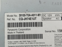 2015-2016 Honda Cr-V Radio AM FM Cd Player Receiver Replacement P/N:39100-T0A-A911-M1 Fits 2015 2016 OEM Used Auto Parts