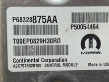 2019 Jeep Cherokee PCM Engine Computer ECU ECM PCU OEM P/N:P68328875AA Fits OEM Used Auto Parts