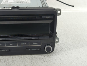 2011-2014 Volkswagen Jetta Radio AM FM Cd Player Receiver Replacement P/N:1K0 035 164 F 1K0 035 164 D Fits OEM Used Auto Parts