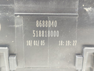 2005 Volvo V50 Fusebox Fuse Box Panel Relay Module P/N:518818000 Fits OEM Used Auto Parts