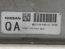 2010 Nissan Murano PCM Engine Computer ECU ECM PCU OEM P/N:MEC118-040 C1 Fits OEM Used Auto Parts