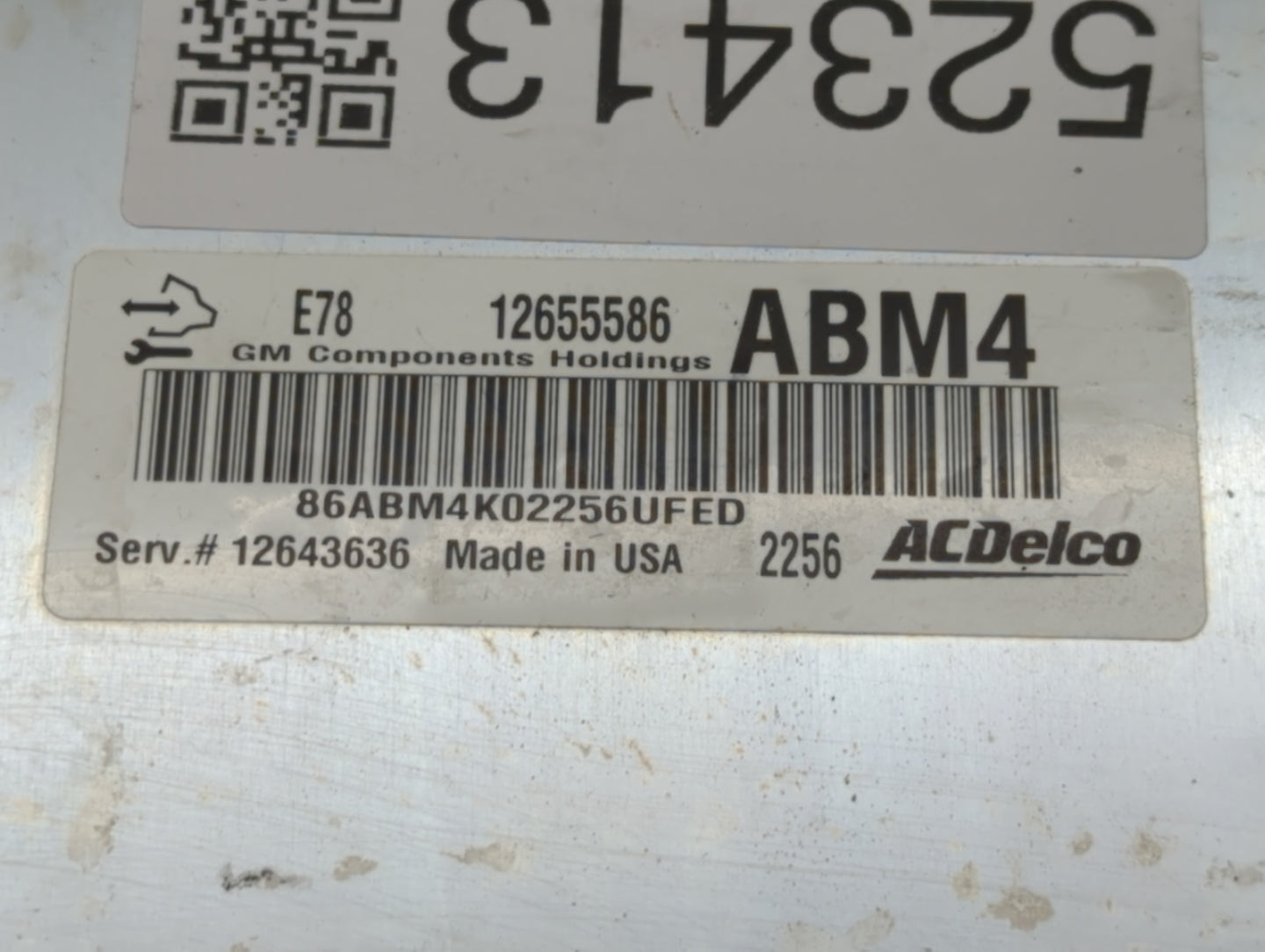 2012-2016 Chevrolet Sonic PCM Engine Computer ECU ECM PCU OEM P/N:12643636 12655586 Fits 2011 2012 2013 2014 2015 2016 OEM Used Auto Parts - Oemusedautoparts1.com