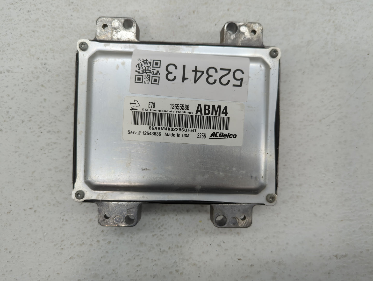 2012-2016 Chevrolet Sonic PCM Engine Computer ECU ECM PCU OEM P/N:12643636 12655586 Fits 2011 2012 2013 2014 2015 2016 OEM Used Auto Parts - Oemusedautoparts1.com