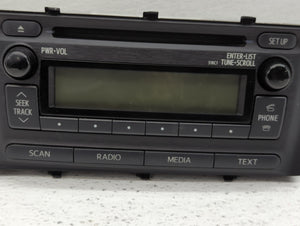 2012-2014 Toyota Prius C Radio AM FM Cd Player Receiver Replacement P/N:86120-52D10 Fits 2012 2013 2014 OEM Used Auto Parts