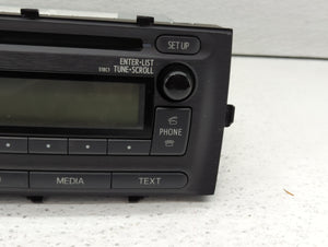 2012-2014 Toyota Prius C Radio AM FM Cd Player Receiver Replacement P/N:86120-52D10 Fits 2012 2013 2014 OEM Used Auto Parts