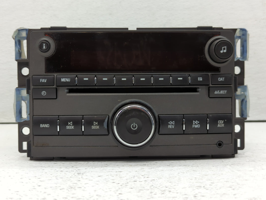 2009 Saturn Aura Radio AM FM Cd Player Receiver Replacement P/N:15948188 25833954 Fits OEM Used Auto Parts