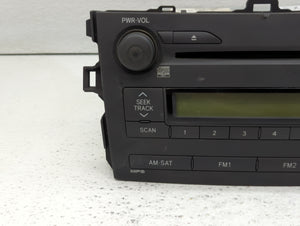 2009 Toyota Corolla Radio AM FM Cd Player Receiver Replacement P/N:86120-12B30 Fits OEM Used Auto Parts