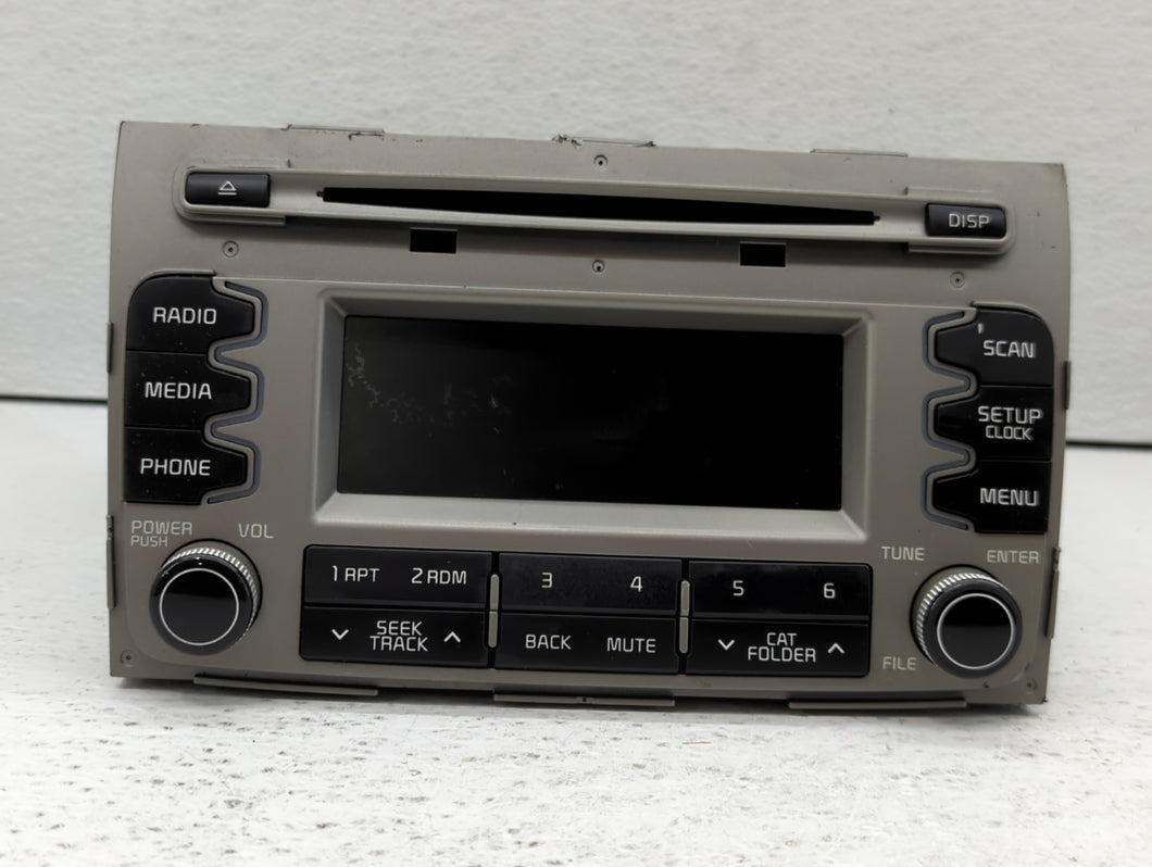 2014-2016 Kia Sportage Radio AM FM Cd Player Receiver Replacement P/N:96150-3W160DC9 961903W910WK Fits 2014 2015 2016 OEM Used Auto Parts