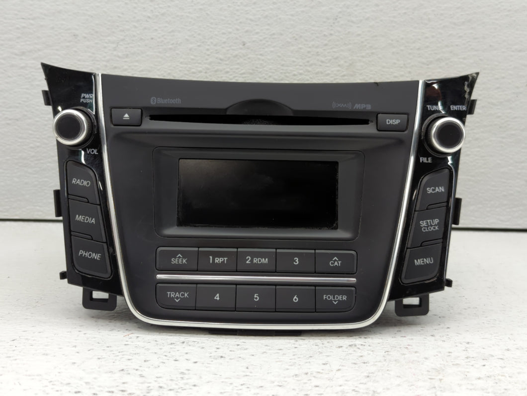 2016-2017 Hyundai Elantra Radio AM FM Cd Player Receiver Replacement P/N:96170-A5260GU Fits 2016 2017 OEM Used Auto Parts