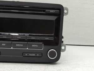 2011-2014 Volkswagen Jetta Radio AM FM Cd Player Receiver Replacement P/N:1K0 035 164 D 1K0 035 180 AE Fits OEM Used Auto Parts