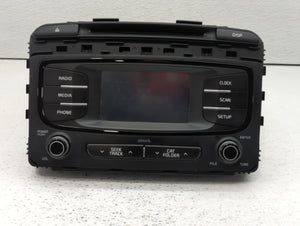 2016-2018 Kia Sorento Radio AM FM Cd Player Receiver Replacement P/N:96180-C6000WK Fits 2016 2017 2018 OEM Used Auto Parts