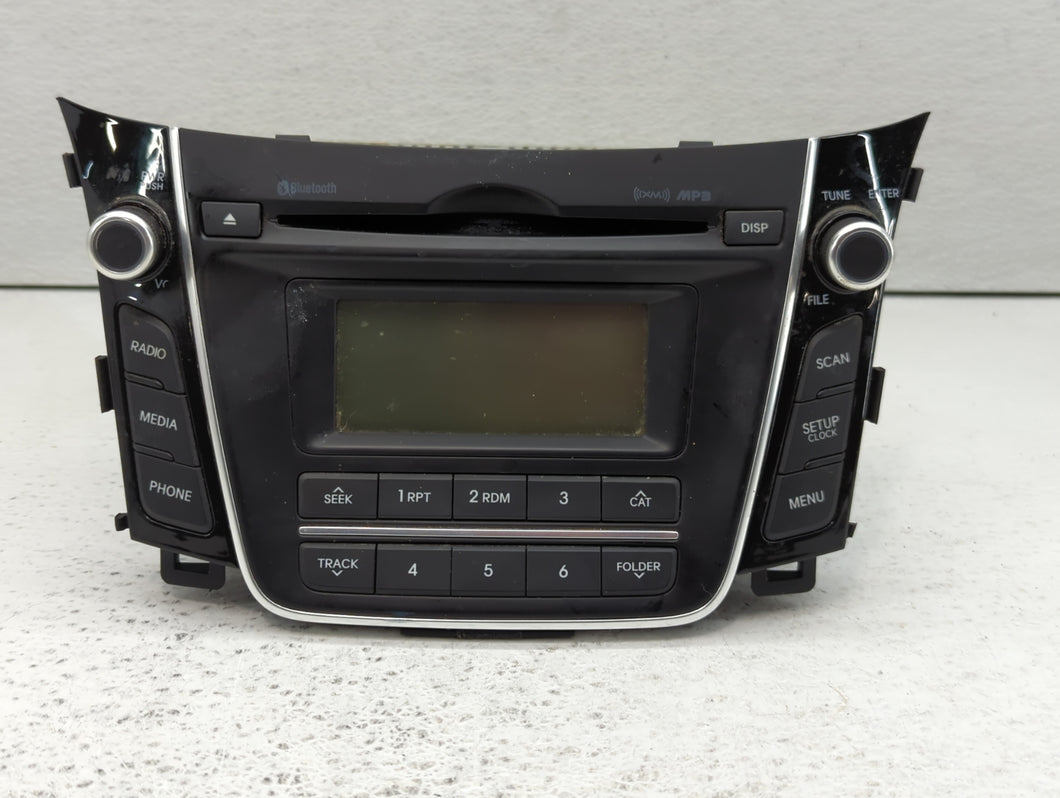 2014 Hyundai Elantra Radio AM FM Cd Player Receiver Replacement P/N:96170-A5170GU Fits OEM Used Auto Parts