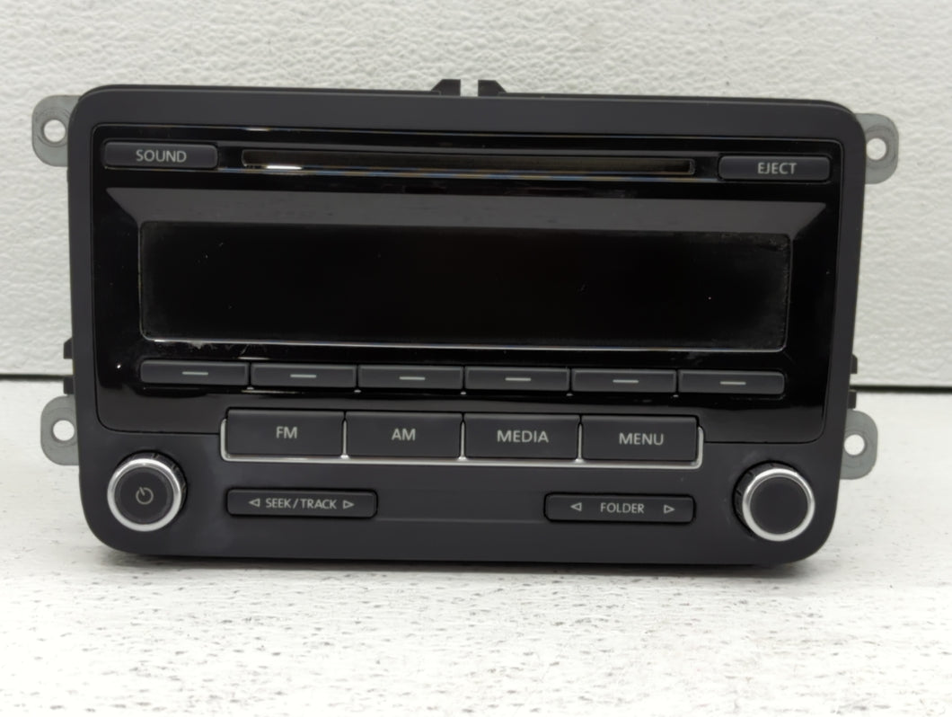 2011-2014 Volkswagen Jetta Radio AM FM Cd Player Receiver Replacement P/N:1K0 035 164 D 1K0 035 180 AE Fits OEM Used Auto Parts