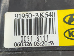 2006-2010 Hyundai Sonata Fusebox Fuse Box Panel Relay Module P/N:91950-3K540 91951-2W000 Fits 2006 2007 2008 2009 2010 OEM Used Auto Parts