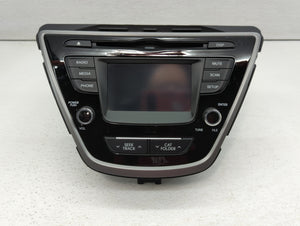 2014-2016 Hyundai Elantra Radio AM FM Cd Player Receiver Replacement P/N:96180-3X165GU Fits 2014 2015 2016 OEM Used Auto Parts