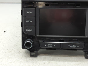 2015-2017 Hyundai Sonata Radio AM FM Cd Player Receiver Replacement P/N:96180-C20004X Fits 2015 2016 2017 OEM Used Auto Parts