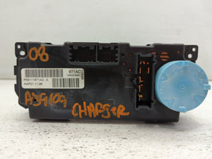 2008-2010 Dodge Charger Climate Control Module Temperature AC/Heater Replacement P/N:P55111871AC Fits 2008 2009 2010 OEM Used Auto Parts