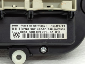 2010-2011 Volkswagen Tiguan Climate Control Module Temperature AC/Heater Replacement P/N:5HB 009 751-57 Fits 2010 2011 OEM Used Auto Parts
