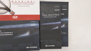 2012 Hyundai Elantra Owners Manual Book Guide OEM Used Auto Parts - Oemusedautoparts1.com